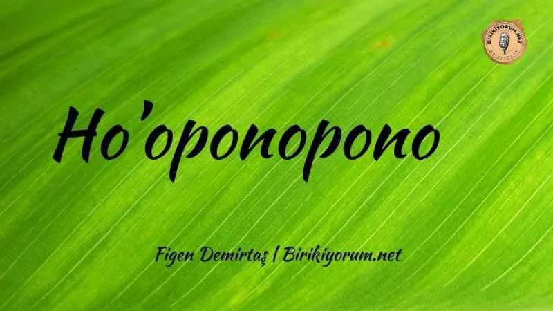 Ho’oponopono