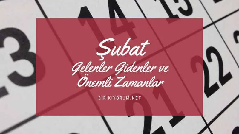 Şubat Takvimi : En kısa ay
