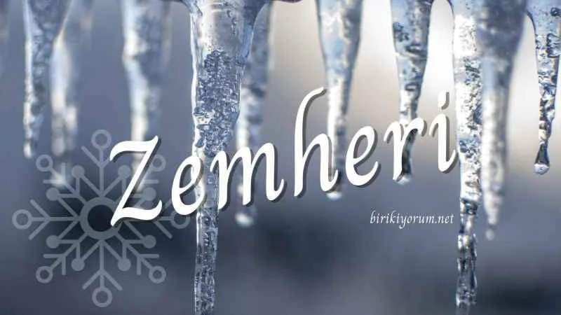 Zemheri. Toprağın ilk Kırkı