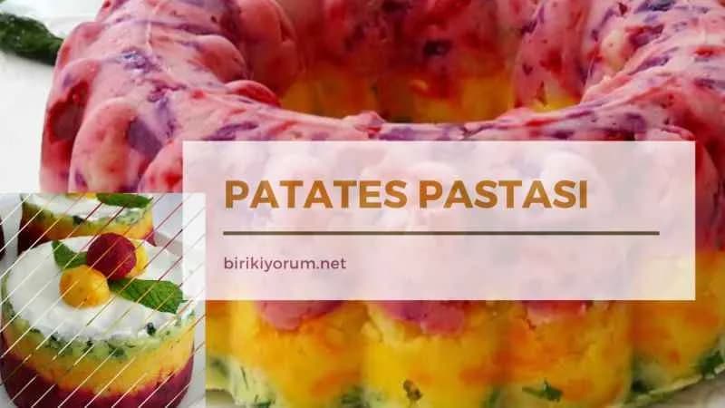 Patates Pastası Hem de Çok Renkli