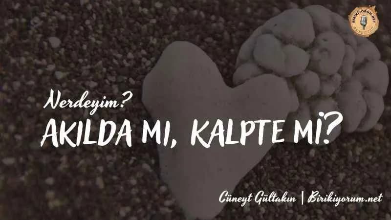 Nerdeyim? Akılda mı, Kalpte mi?