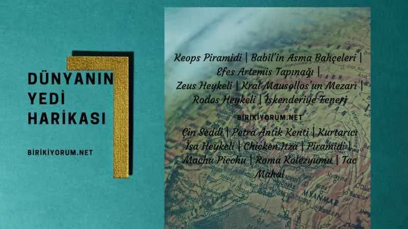 Dünyanın Yedi Harikası